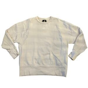 Adidas Women's Cream Crewneck Pullover - Size Medium